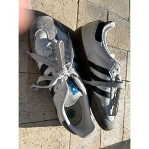 Adidas Samba OG White Black Gum Leather Sneakers Womens Classic Soccer Shoe